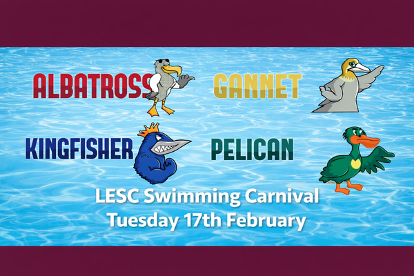 LESC Swimming Carnival Banner Photo