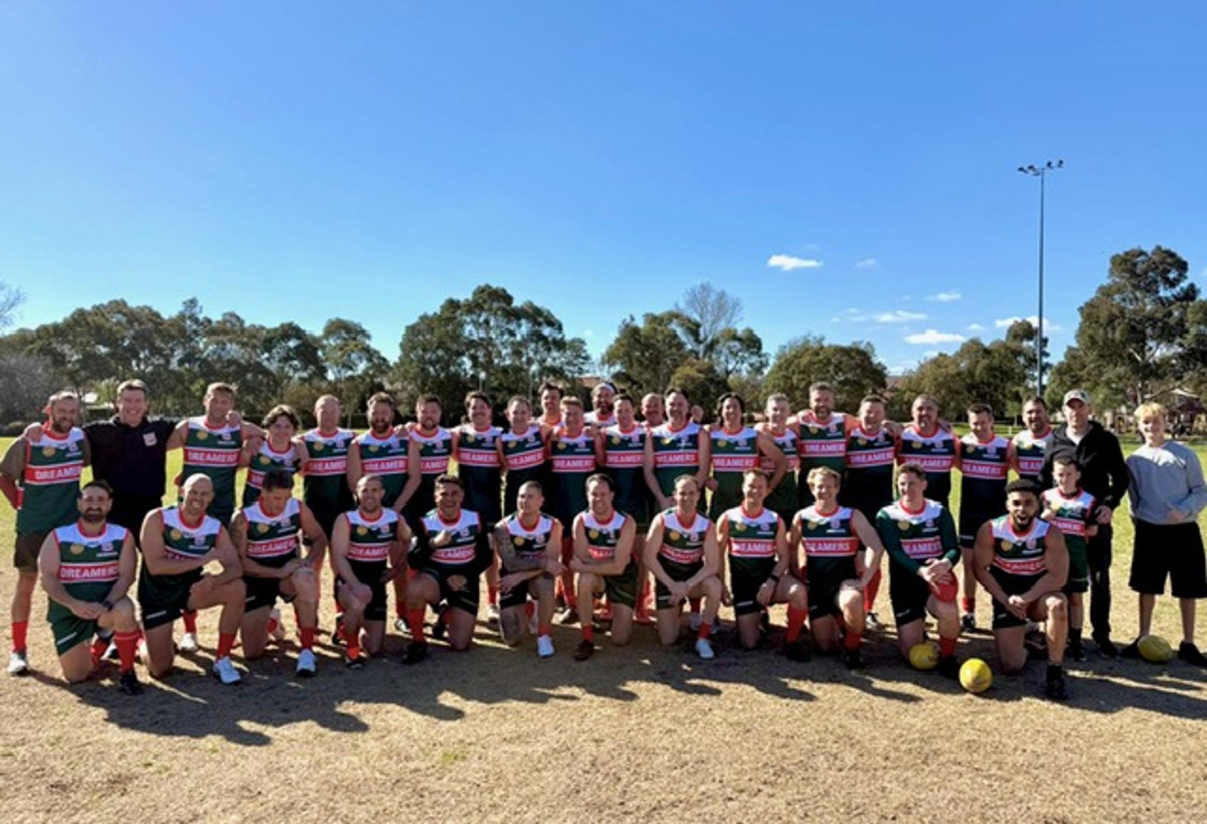 Dreamers Footy Banner Photo