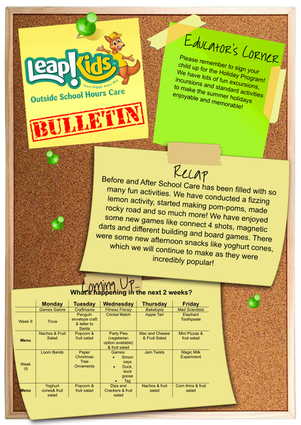 Outside School Hours Care Banner Photo