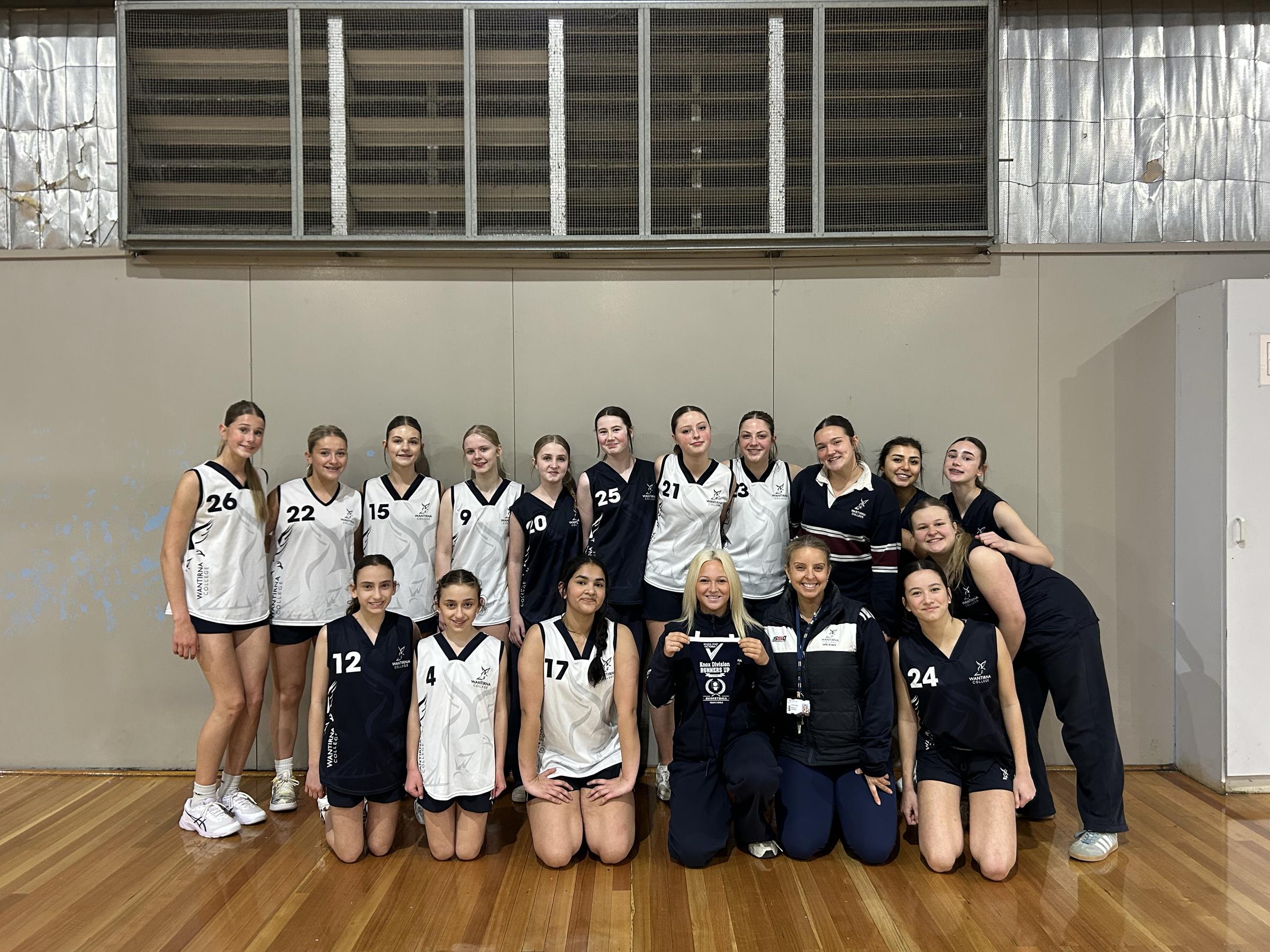 Year 8 Girls Basketball Banner Photo