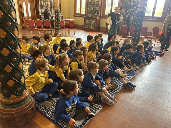 National Simultaneous Story Time Grade 1/2s Banner Photo