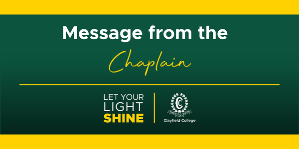 Message from the Chaplain Banner Photo
