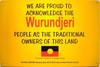 Acknowledgement of Country Banner Photo