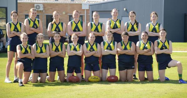 Sport: Senior Girls Football Banner Photo