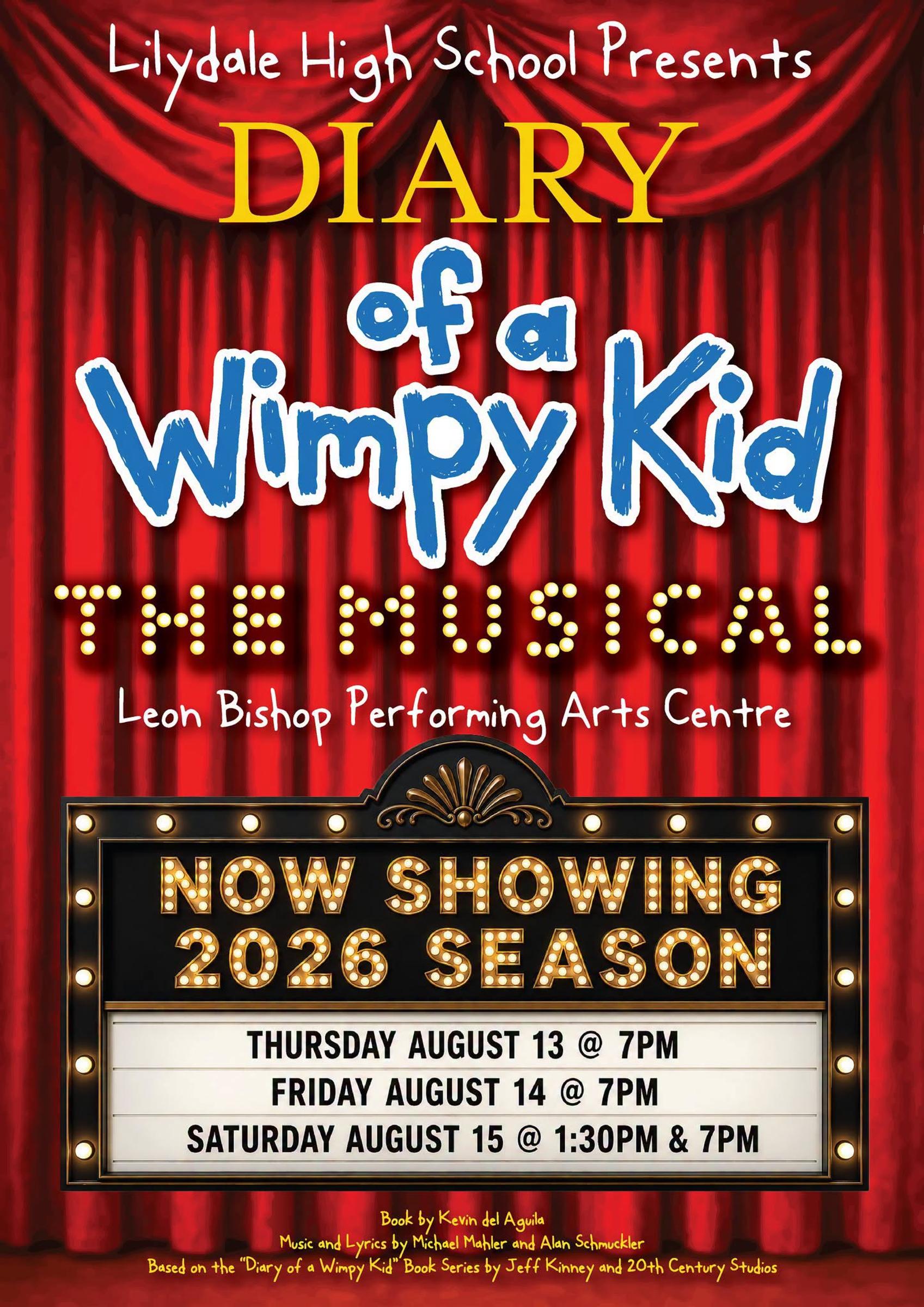 DIARY OF A WIMPY KID: THE MUSICAL  Banner Photo