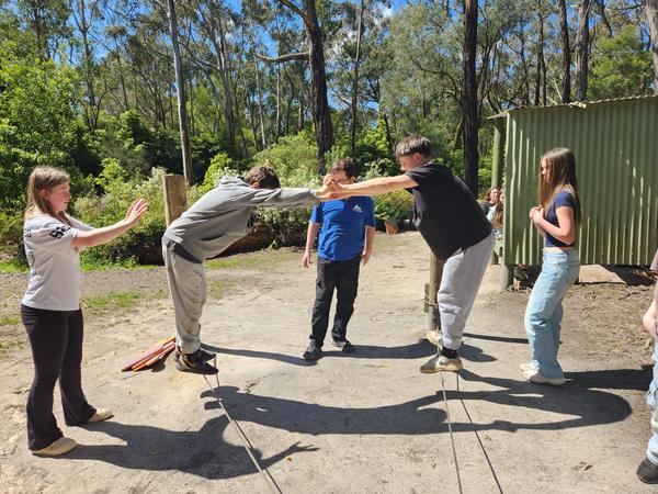 Year 8 Summit Camp Banner Photo
