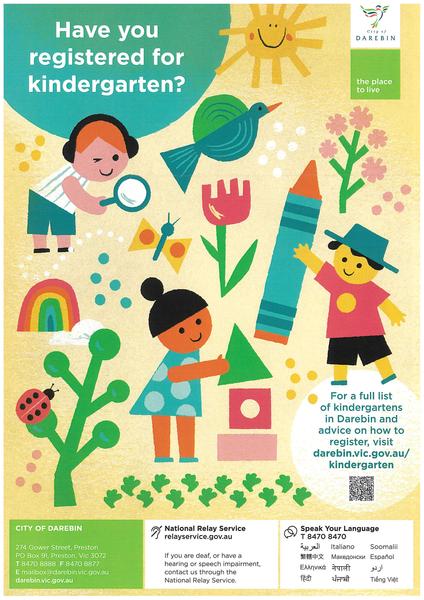 Kindergarten enrolment Banner Photo