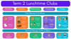 Term 2 Lunchtime Clubs Banner Photo