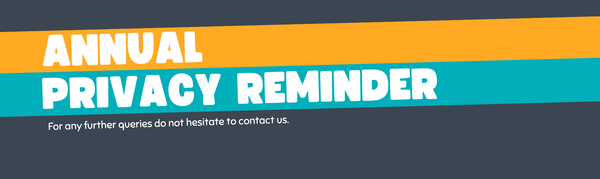 Annual Privacy Reminder Banner Photo