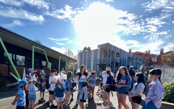 Crazy Helmets Morning Banner Photo