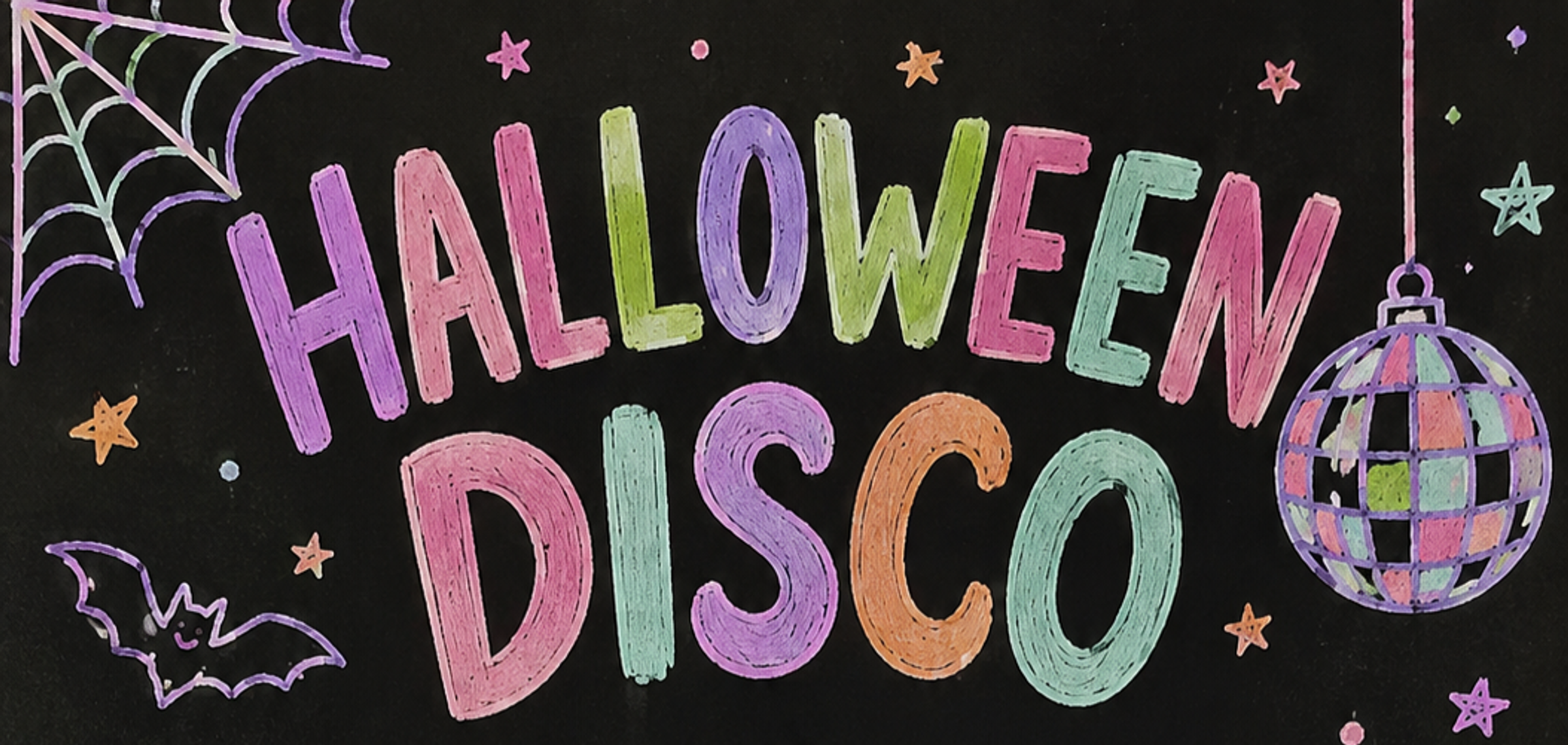 Halloween Disco Banner Photo