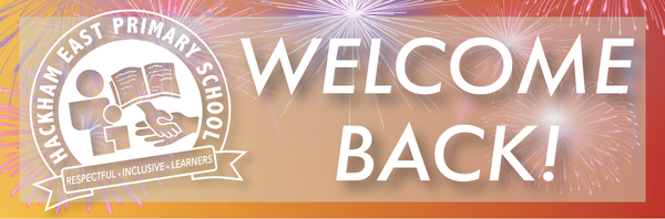 WELCOME BACK! Banner Photo