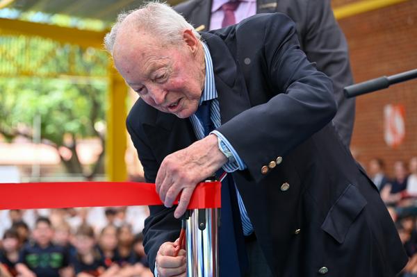 Unveiling the Angus Mackay Pavilion Banner Photo