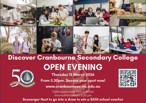 College Open Evening Banner Photo