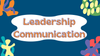 Leadership Communication Banner Photo