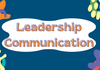 Leadership Communication Banner Photo