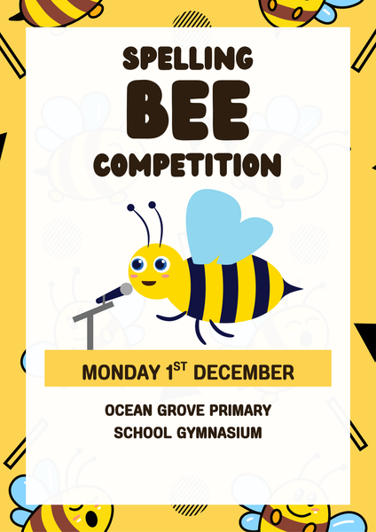 2025 Spelling Bee Competition Banner Photo