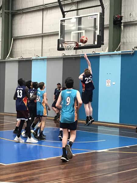 Basketball Reflection Banner Photo