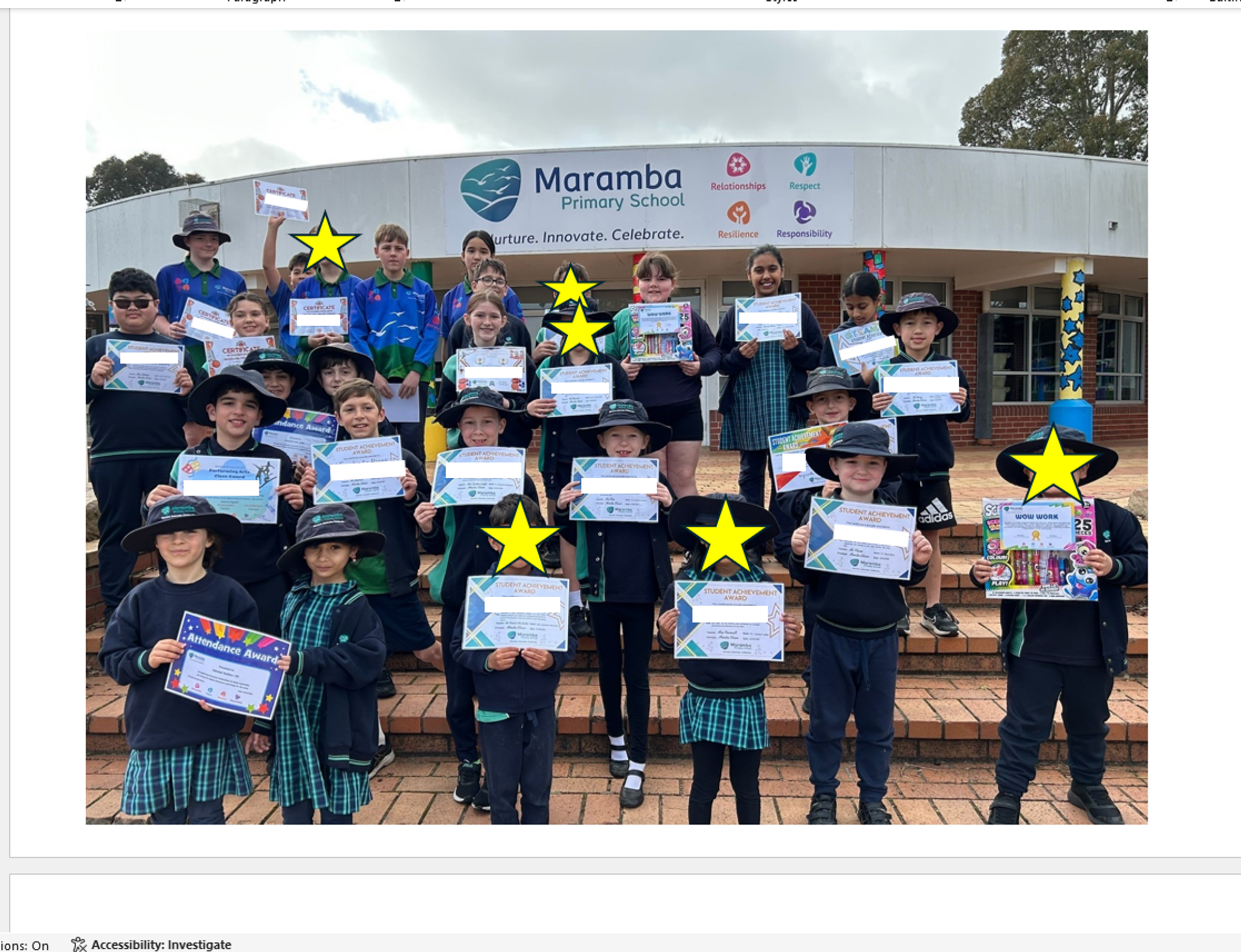 School Awards Banner Photo