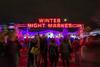 Winter Night Market Banner Photo