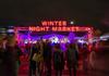 Winter Night Market Banner Photo