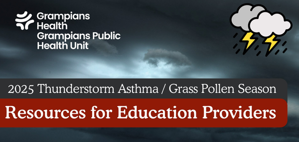 Thunderstorm Asthma Banner Photo
