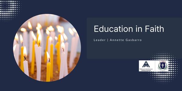 Education in Faith Banner Photo