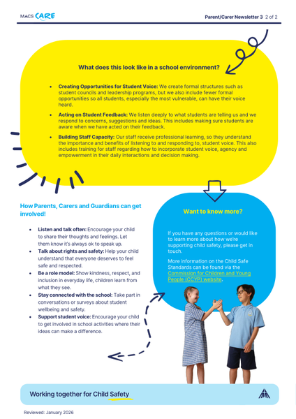 Child Safety Banner Photo