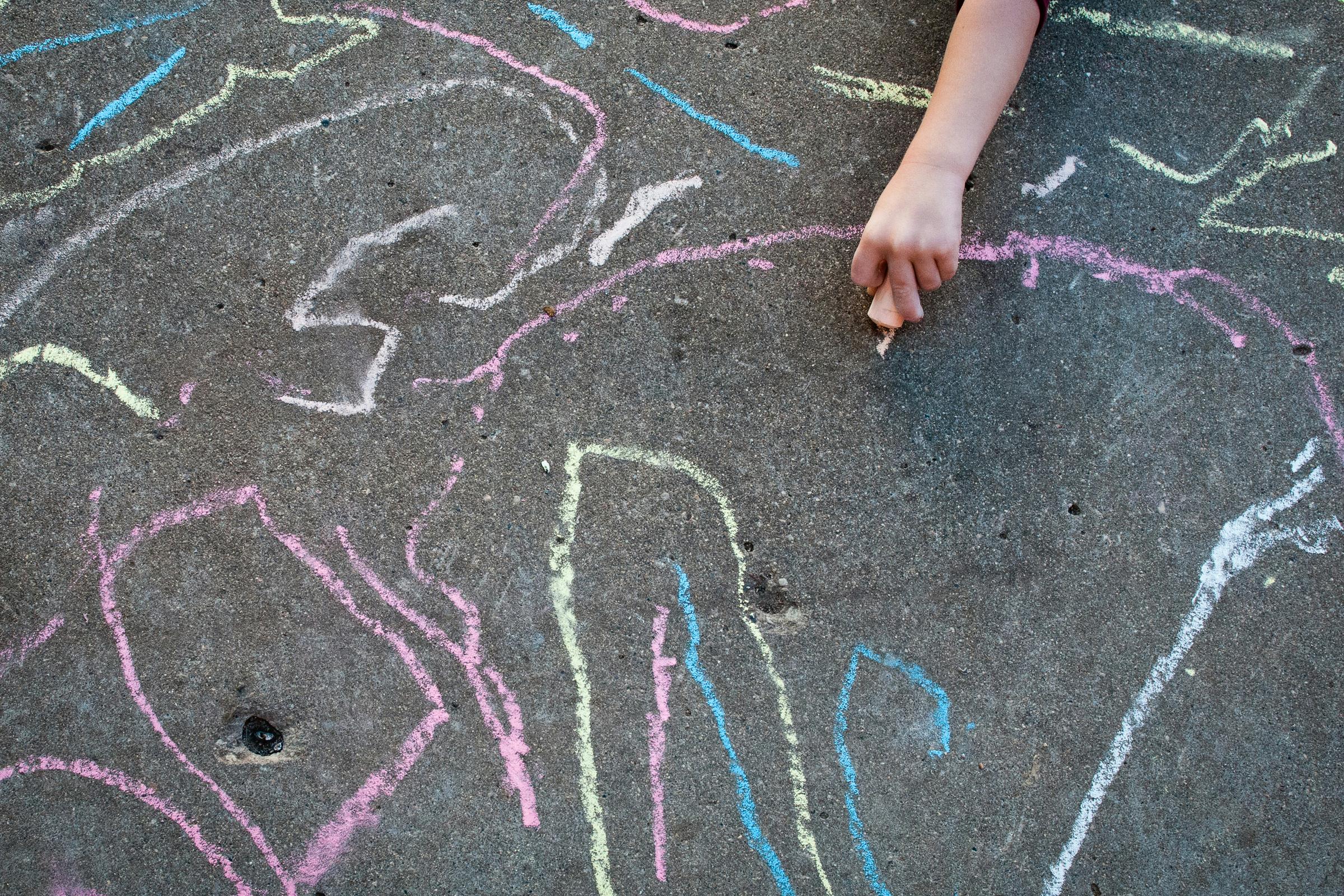 Chalk Art Competition Banner Photo