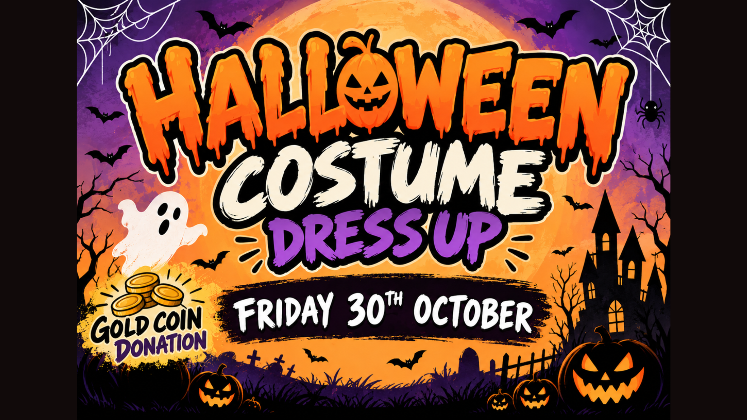 Halloween Dress-up Day Banner Photo