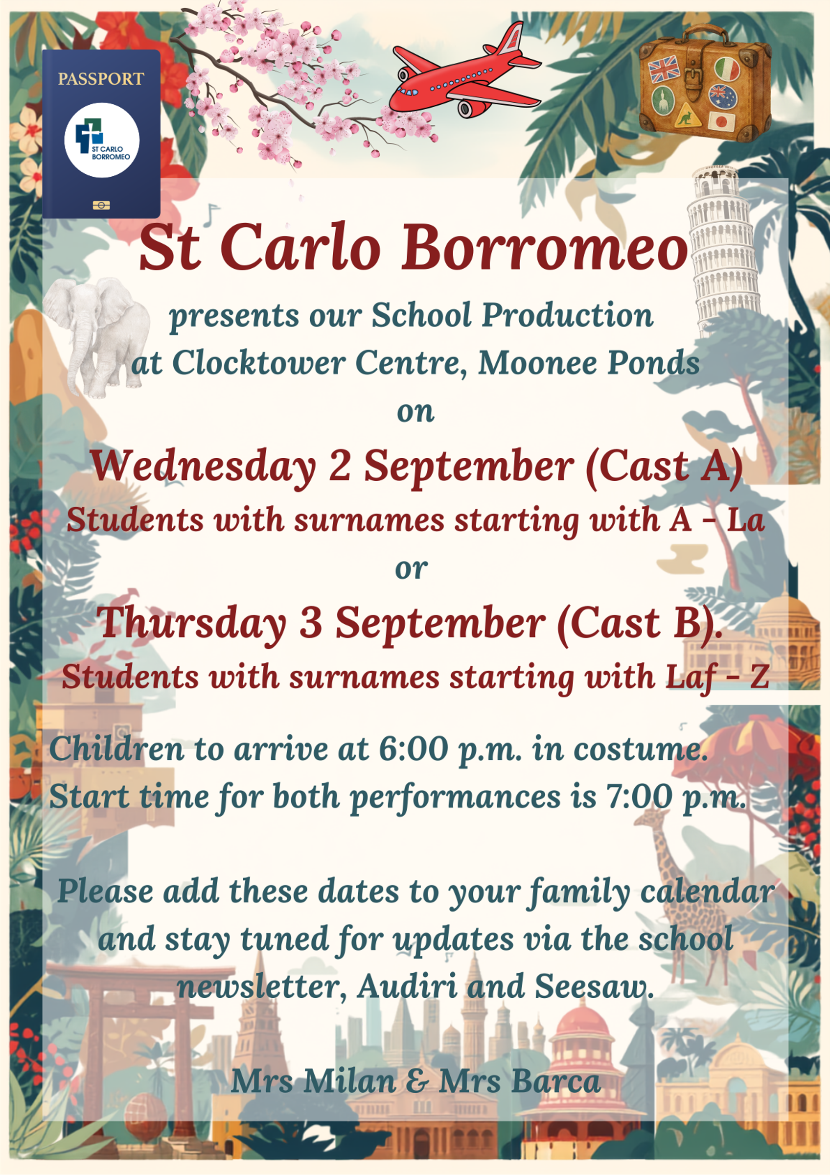 Performing Arts Banner Photo
