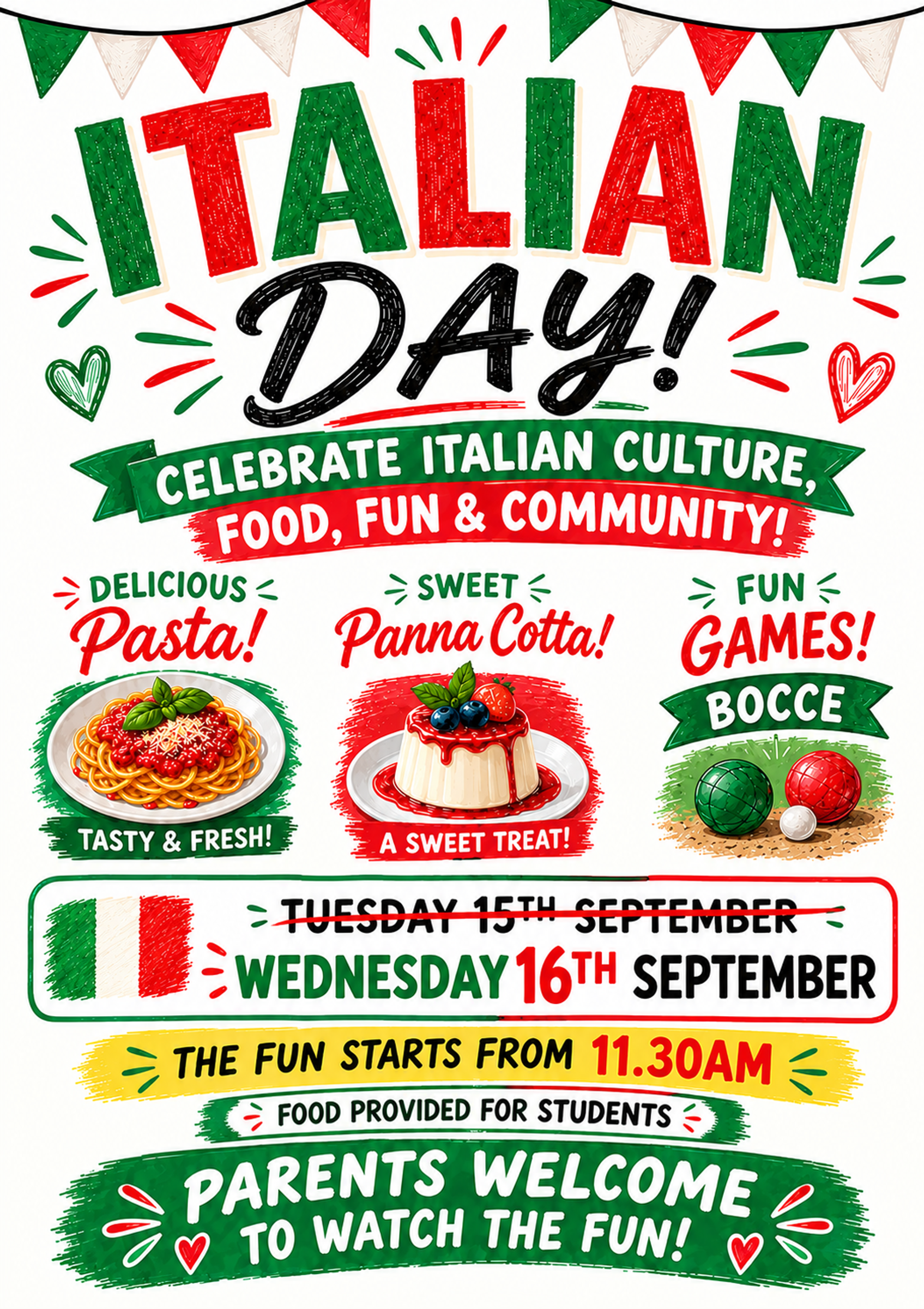 Italian Day Banner Photo