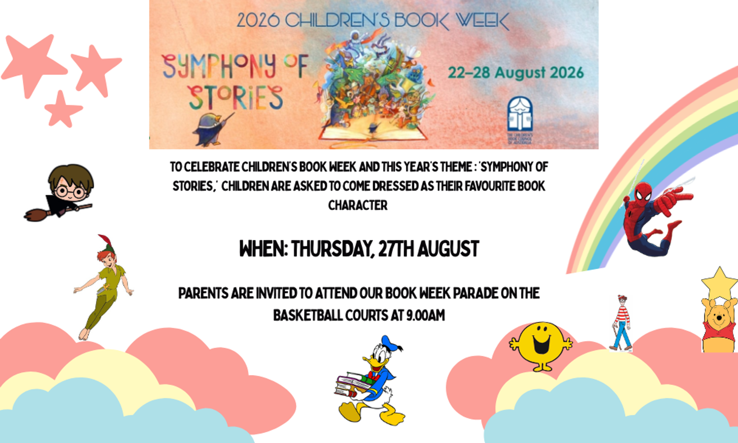 Book Week Celebrations Banner Photo