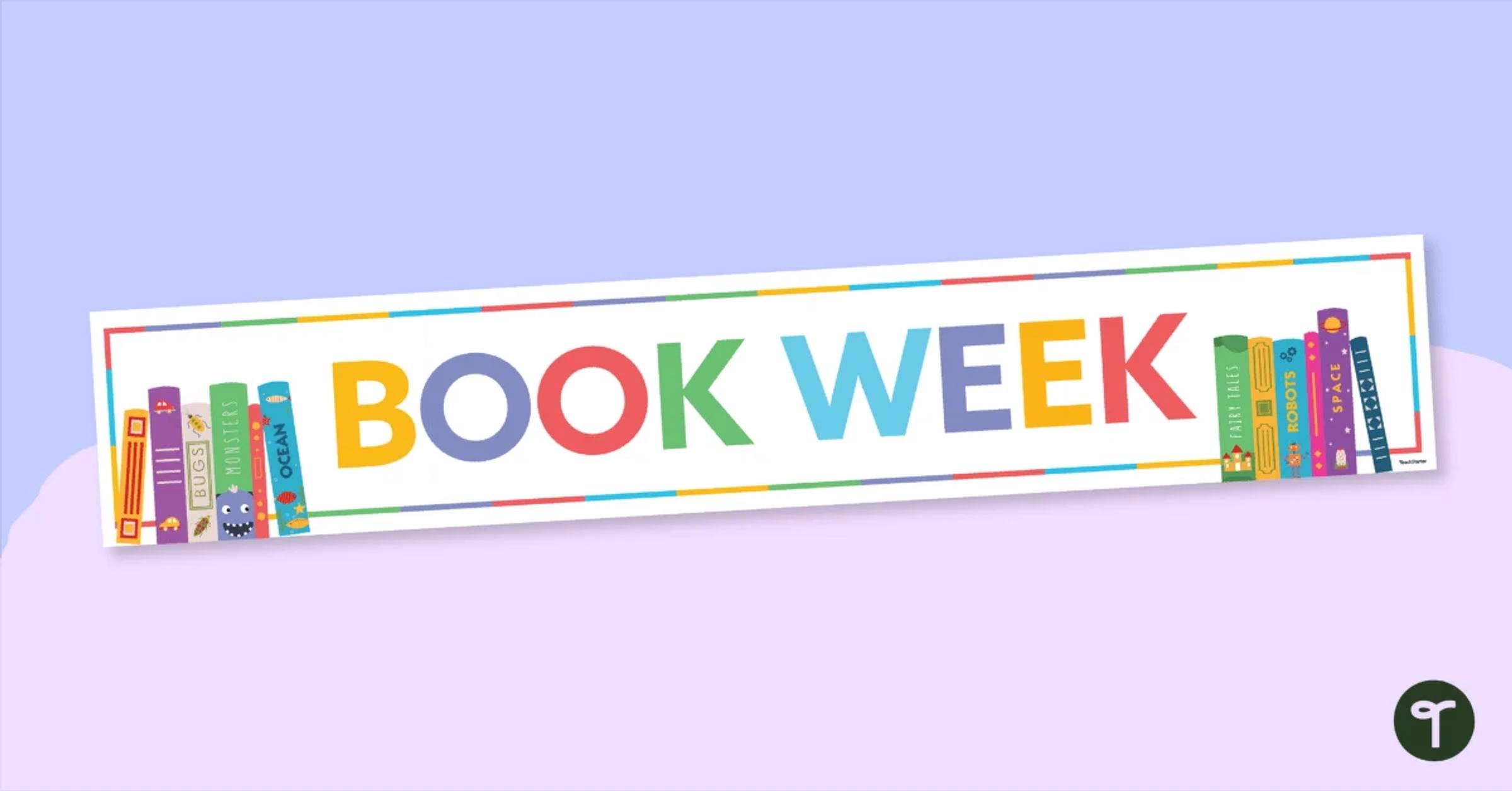 Book Week Banner Photo
