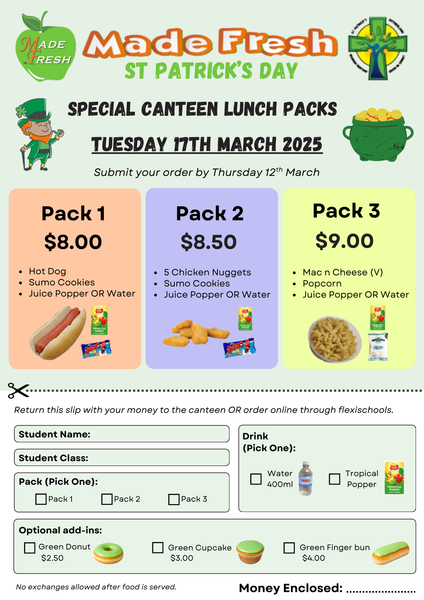 Canteen News Banner Photo