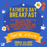 Father's Day  Breakfast  Celebration Banner Photo