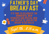Father's Day Breakfast Celebration Banner Photo