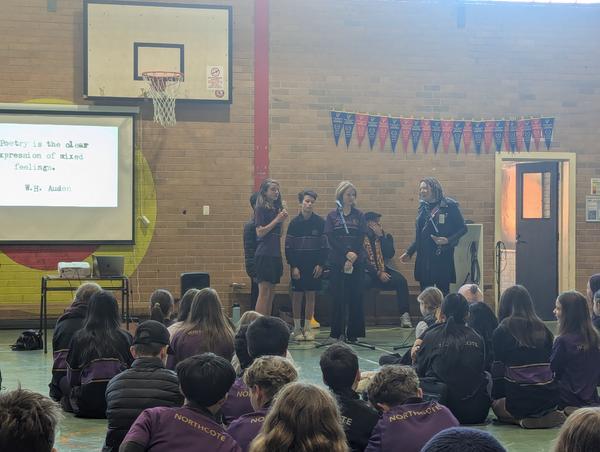 Year 8 Poetry Slam Banner Photo