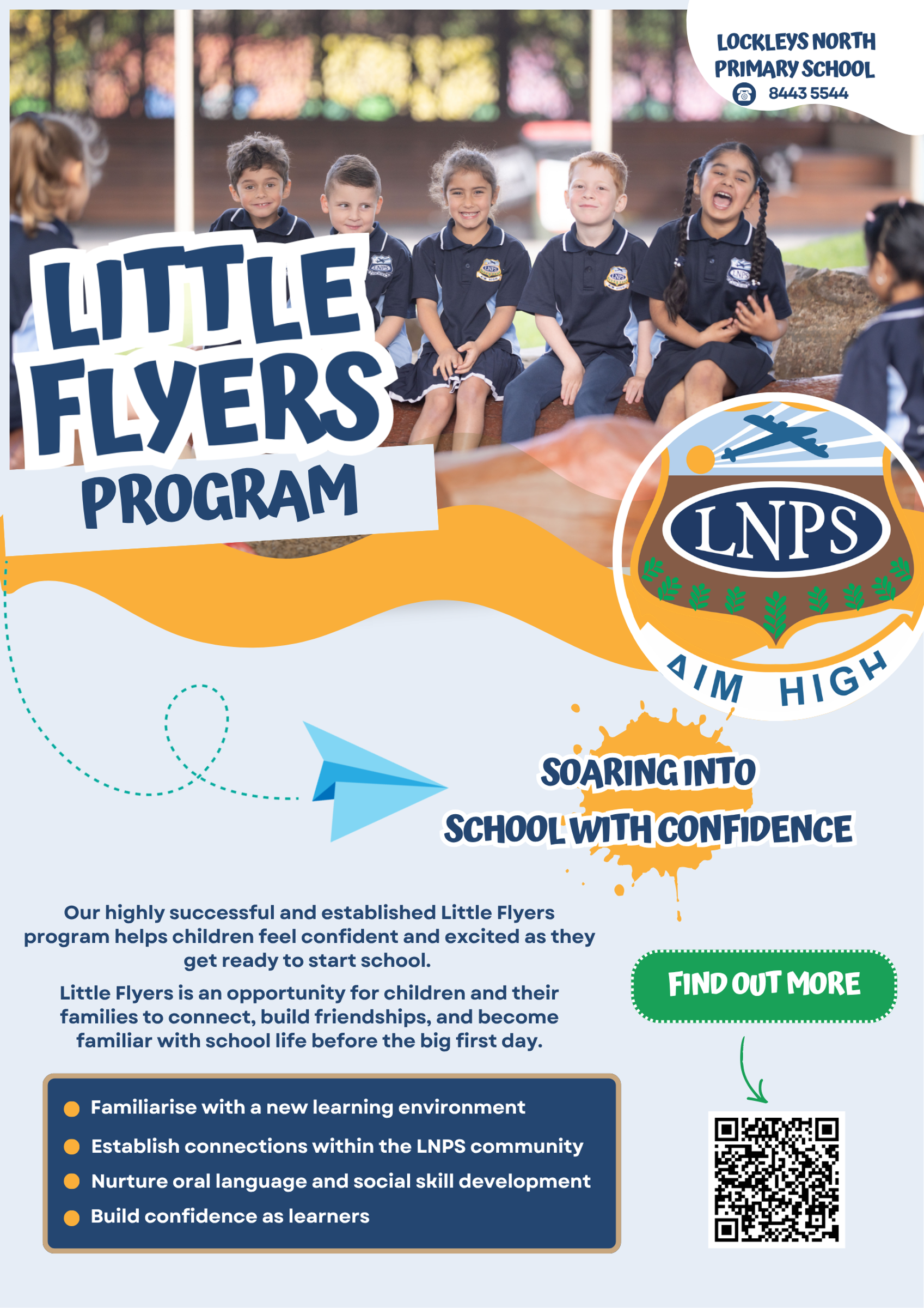 Little Flyers Transition Program Banner Photo