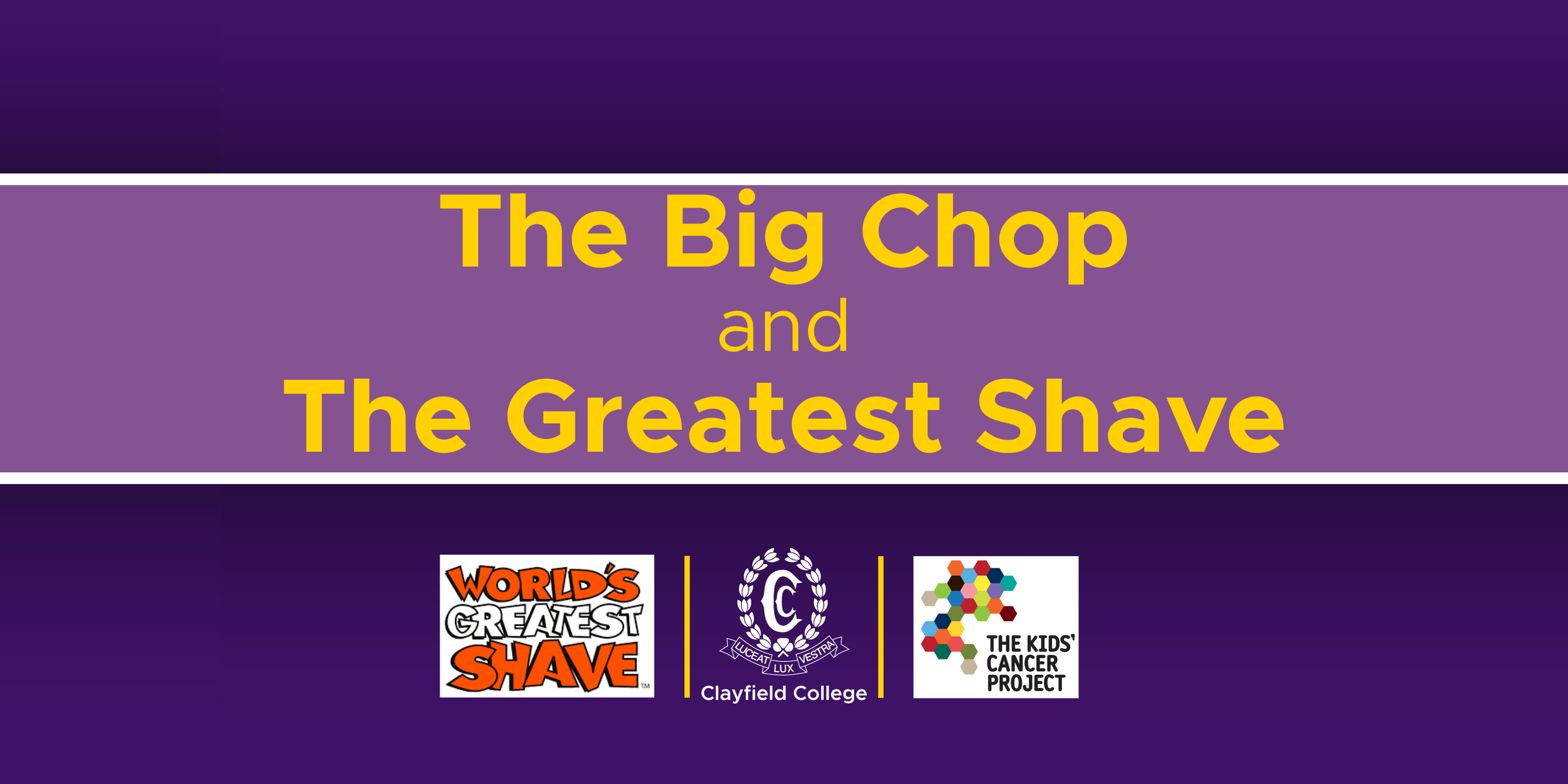 The Big Chop and The Greatest Shave Banner Photo