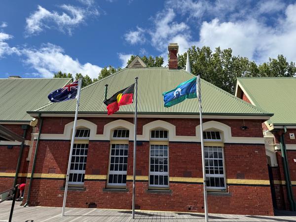 Flying new flags Banner Photo