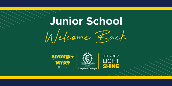 Junior School Welcome Banner Photo