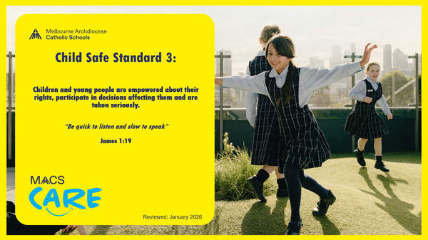 Child Safe Standards Banner Photo