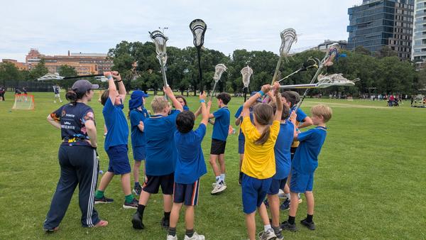 Newlands at the Lacrosse Primary Schools Championship Banner Photo