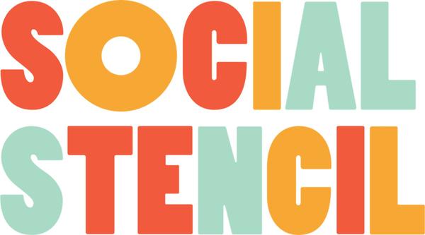 Social Stencil Banner Photo