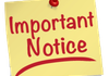 Important Notices Banner Photo