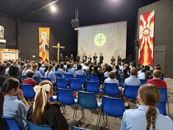 Year 8 Emmaus Retreat Banner Photo