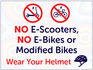 Electric powered scooters (e-scooters) Banner Photo