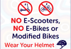 Electric powered scooters (e-scooters) Banner Photo