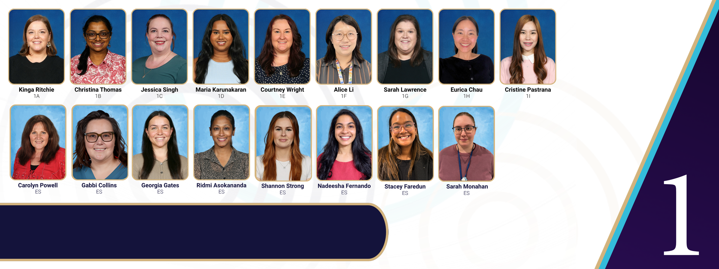 YEAR 1 Banner Photo